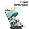 荟智婴儿推车可坐可躺大空间便携式四季通用超轻便一键折叠可登机 