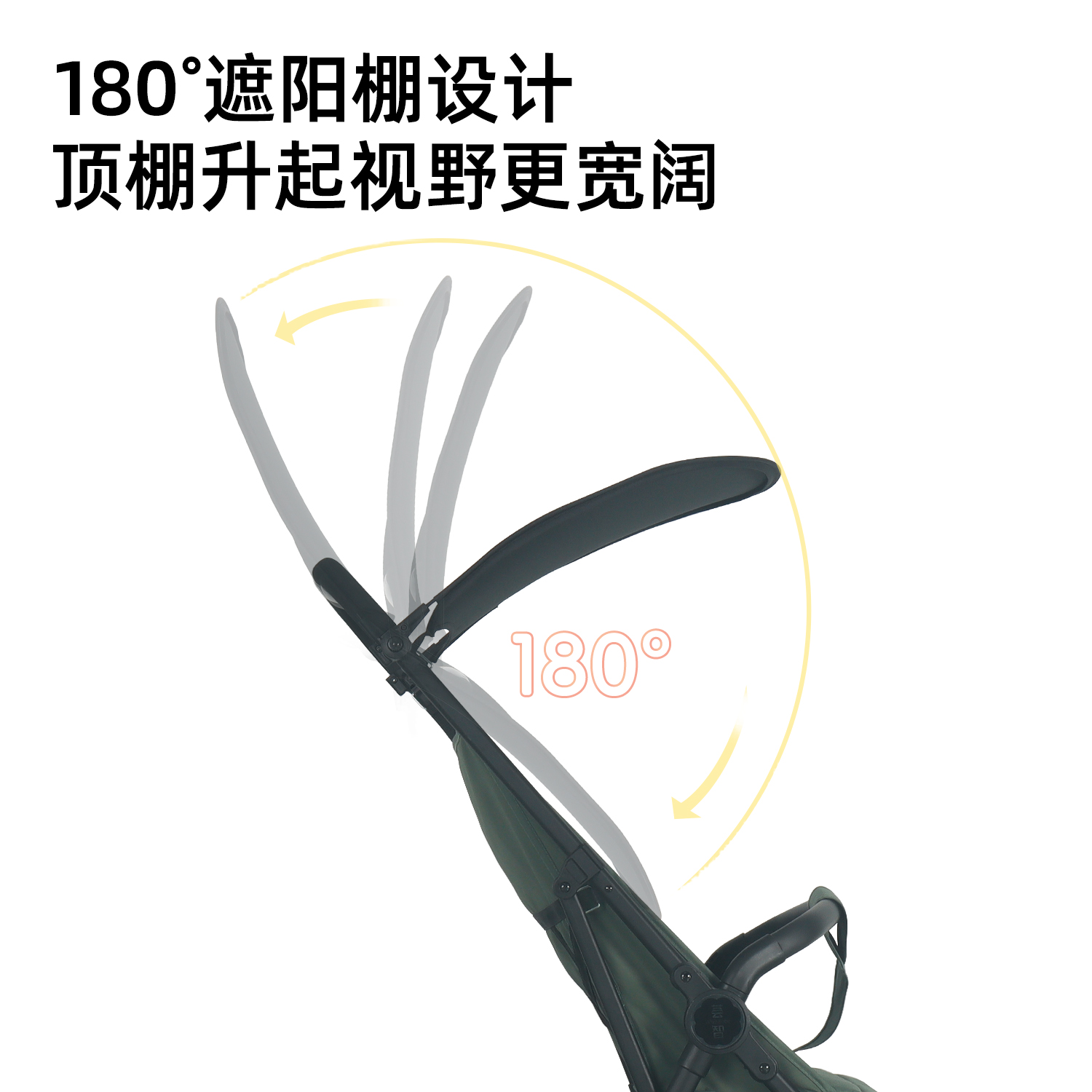 荟智口袋推车婴儿推车轻便折叠儿童遛娃神器夏季透气旅行溜娃车 